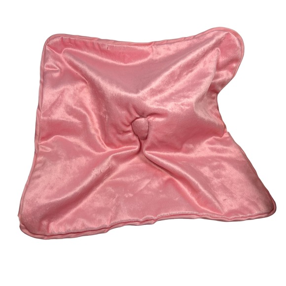 Disney Baby Minnie Mouse Lovey Pink 14 x 14 Soft Cuddly Blanket - Picture 2 of 6